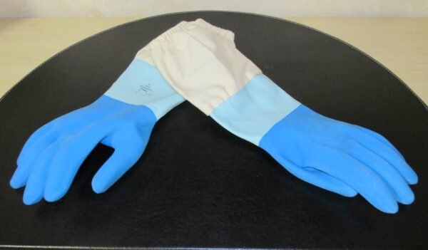 Guantes Latex Azul (tallas8,9,10,11) - Imagen 2